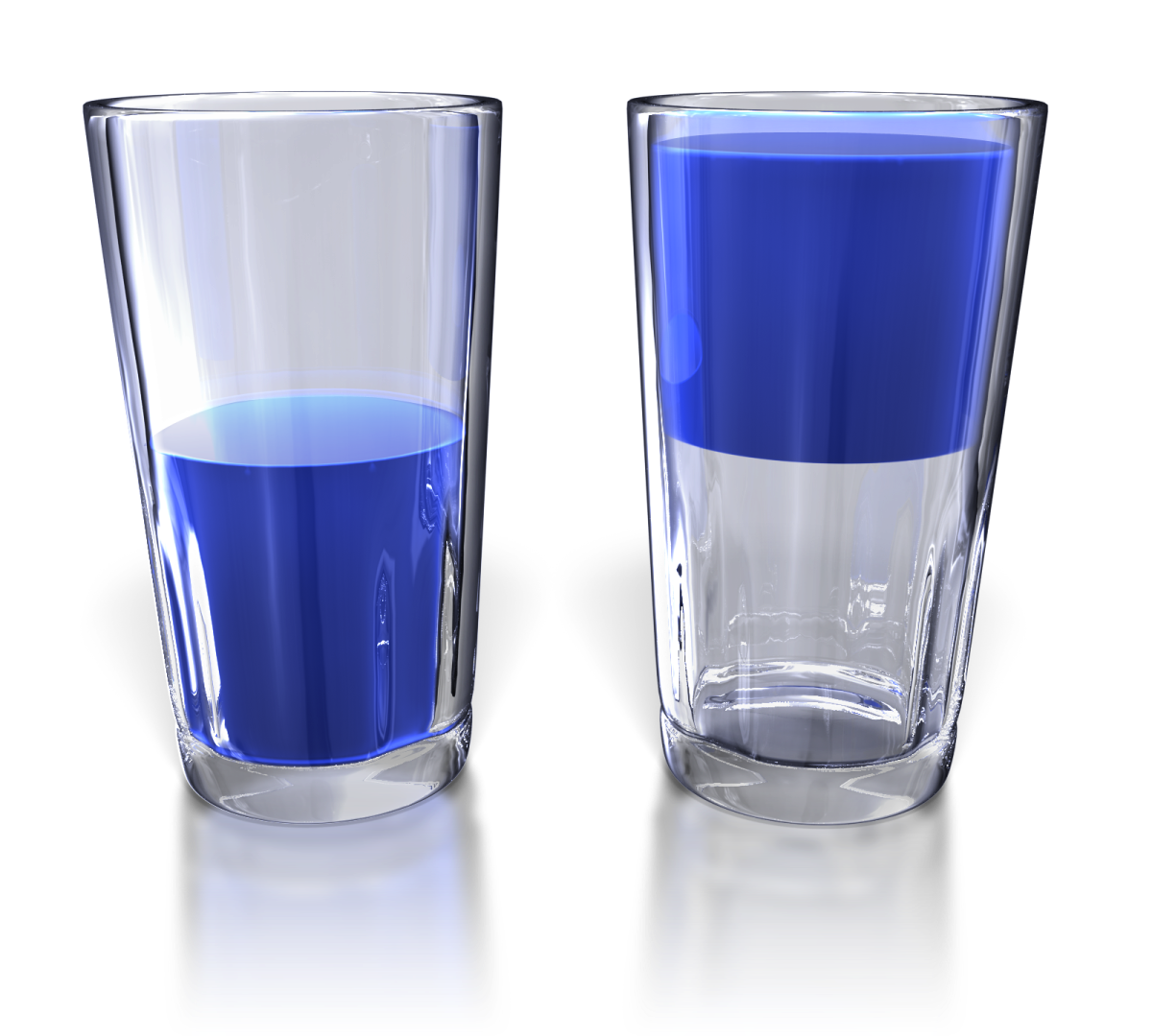 Half full or half empty? And does it matter?