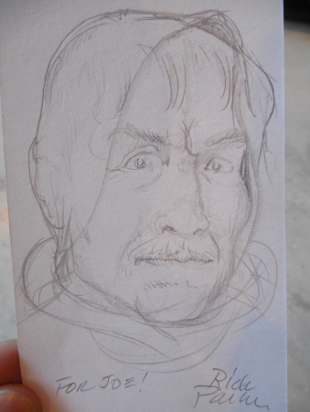 A rough sketch Rick did for me of Old Obi-Wan.